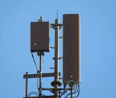 英國(guó)街頭的華為5G基站